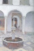 Joaquin Sorolla Atrium fountain Germany oil painting artist